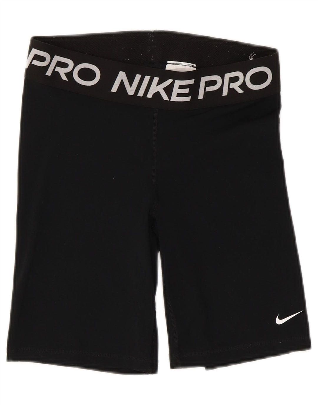 Γυναικείο γραφικό αθλητικό σορτς NIKE Dri Fit UK 12 μεσαίο μαύρο πολυεστέρα