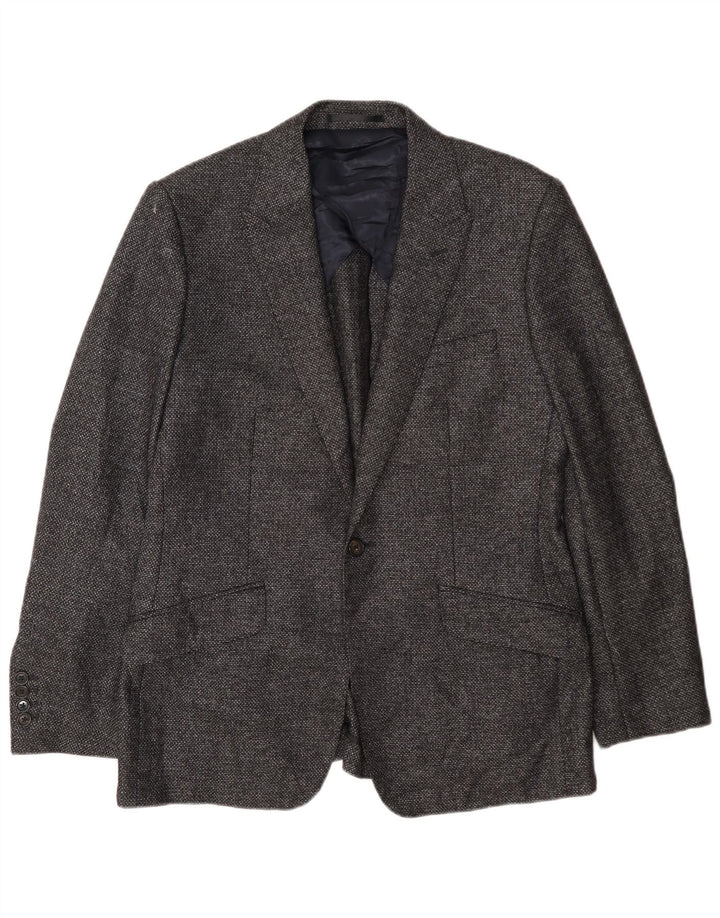 Ανδρικό μπλέιζερ Reiss 1 Button Jacket UK 36 Small Navy Blue