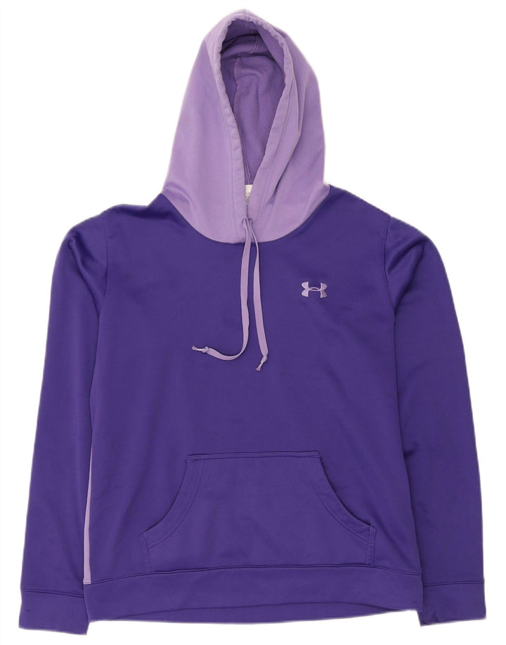UNDER ARMOR Ανδρικό με κουκούλα, μεσαίο μωβ πολυεστέρας