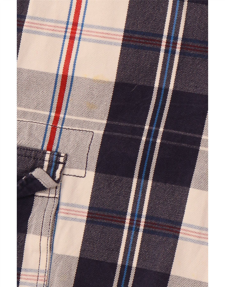 ΕΝΔΥΜΑΤΑ ΠΛΗΡΩΜΑΤΟΣ Ανδρικό σορτς Cargo Medium W32 Navy Blue Check Cotton