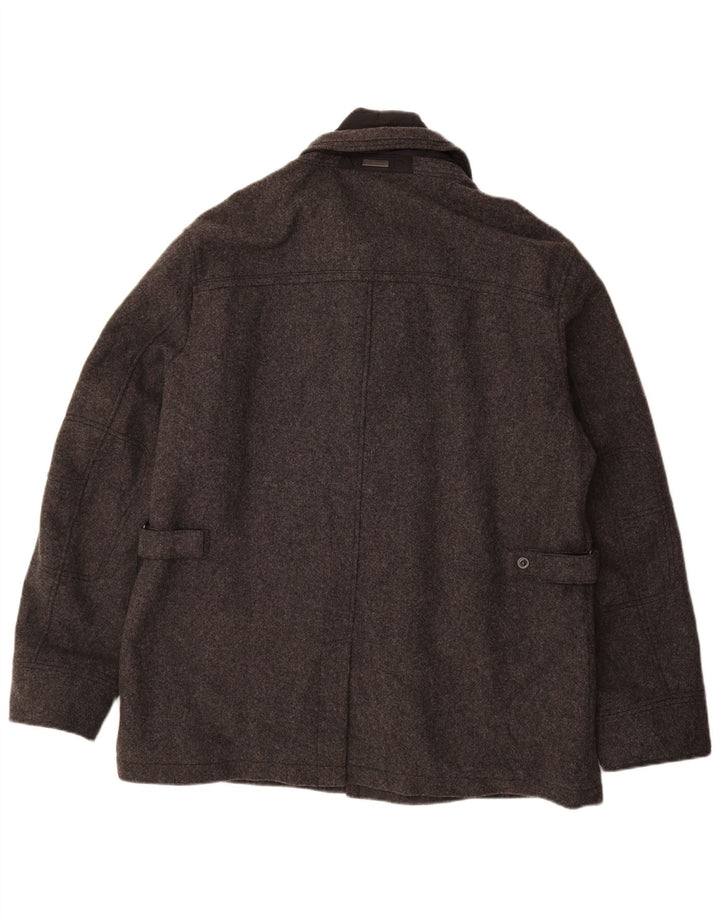 CALAMAR Ανδρικό Μπουφάν IT 56 3XL Γκρι Μαλλί