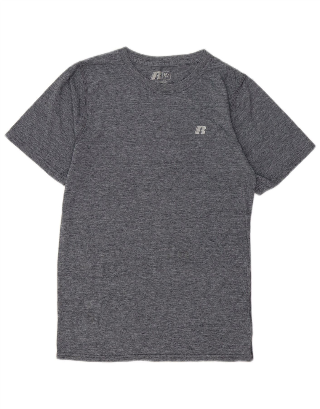 Ανδρικό μπλουζάκι RUSSELL ATHLETIC Top UK 34/36 Small Grey Polyester