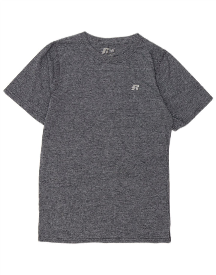 Ανδρικό μπλουζάκι RUSSELL ATHLETIC Top UK 34/36 Small Grey Polyester
