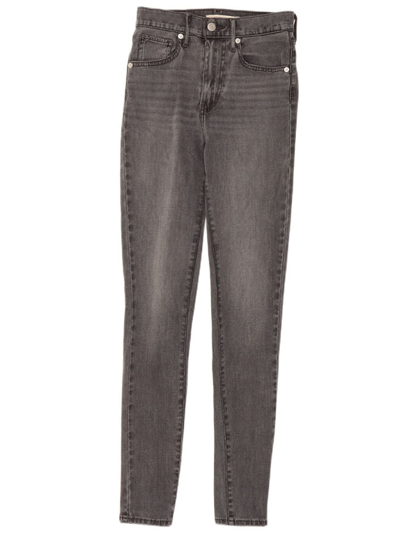 Levi's Womens Mile High Super Skinny Jeans W24 L30 Grey