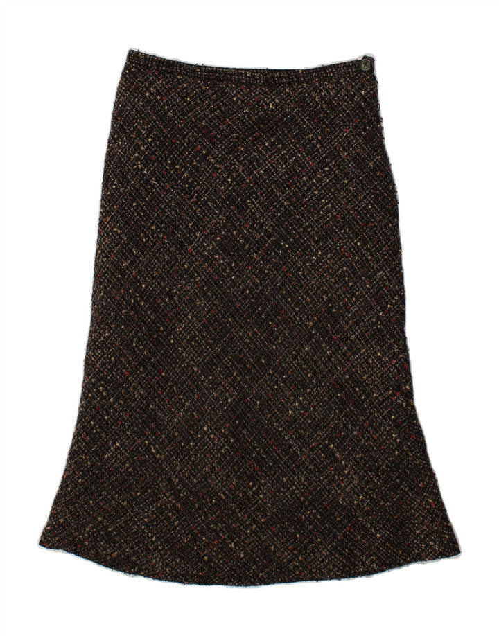 VIYELLA Womens Petite Maxi Skirt W33 Large Black Flecked Vintage Viyella and Second-Hand Viyella from Messina Hembry 
