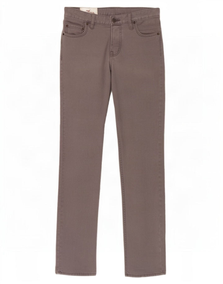 Ανδρικό τζιν Hollister Slim W30 L32 Γκρι βαμβακερό