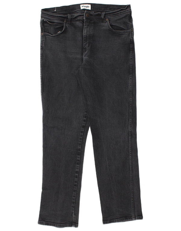 Wrangler Ανδρικό Texas Straight Jeans W36 L32 Μαύρο βαμβακερό