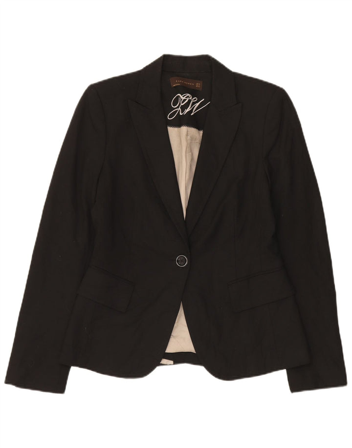 Zara Γυναικείο Μπουφάν μπλέιζερ EU 38 Small Black