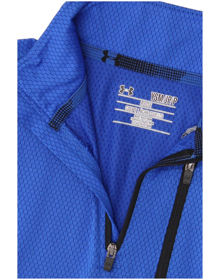 Under Armour Boys πουλόβερ αθλητική φόρμα 7-8 ετών Small Blue Colourblock