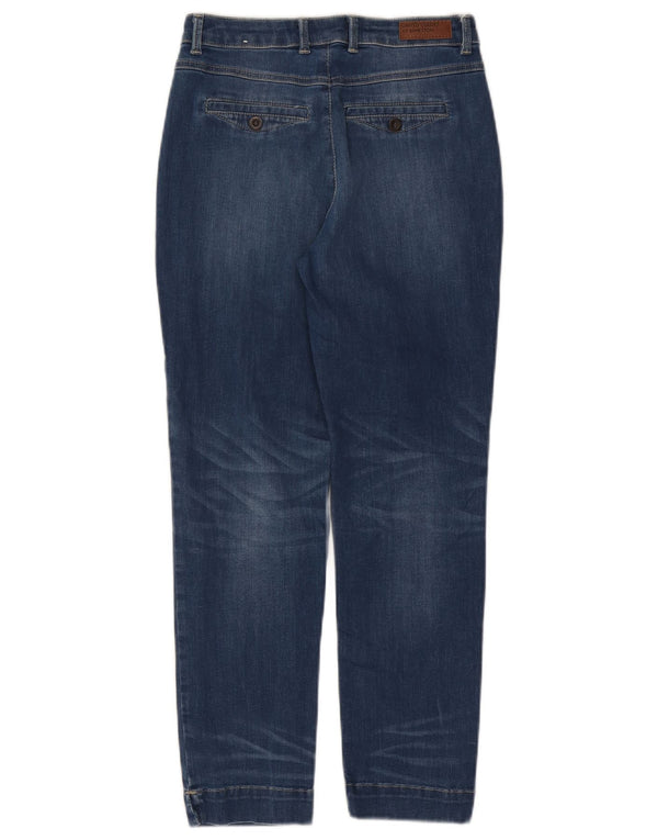 Benetton Γυναικείο Slim Jeans UK 8 Small W26 L27 Blue Cotton