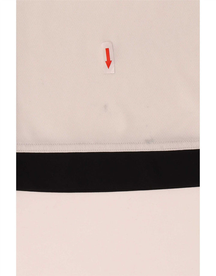Adidas Ανδρικό T-Shirt Climalite Top Small White Colourblock Polyester