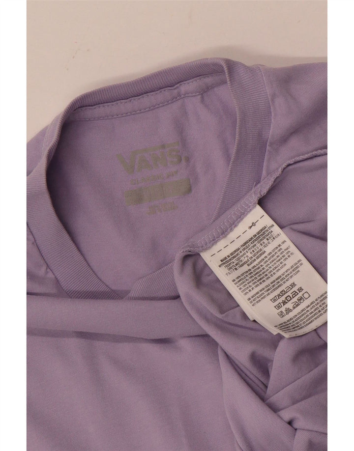 Ανδρικό T-Shirt Vans Κλασική Εφαρμογή Τοπ Μεσαίου Μωβ βαμβακερό