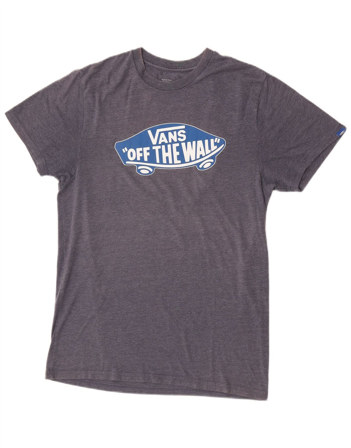 Ανδρικό γραφικό T-Shirt Vans Top Μεσαίο γκρι βαμβακερό