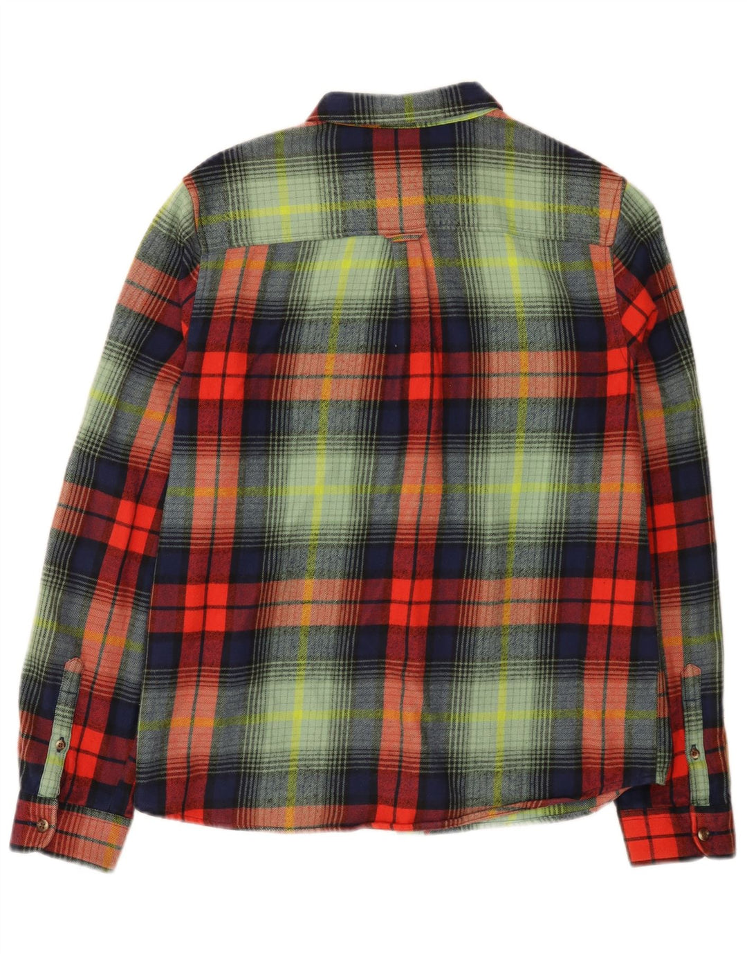 Superdry Γυναικείο Φανελένιο Πουκάμισο UK 12 Μεσαίο πολύχρωμο καρό βαμβακερό