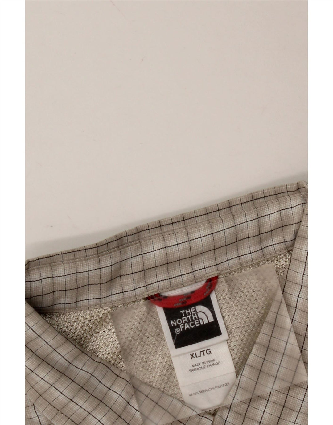 THE NORTH FACE Ανδρικό κοντομάνικο πουκάμισο XL Grey Check Modal