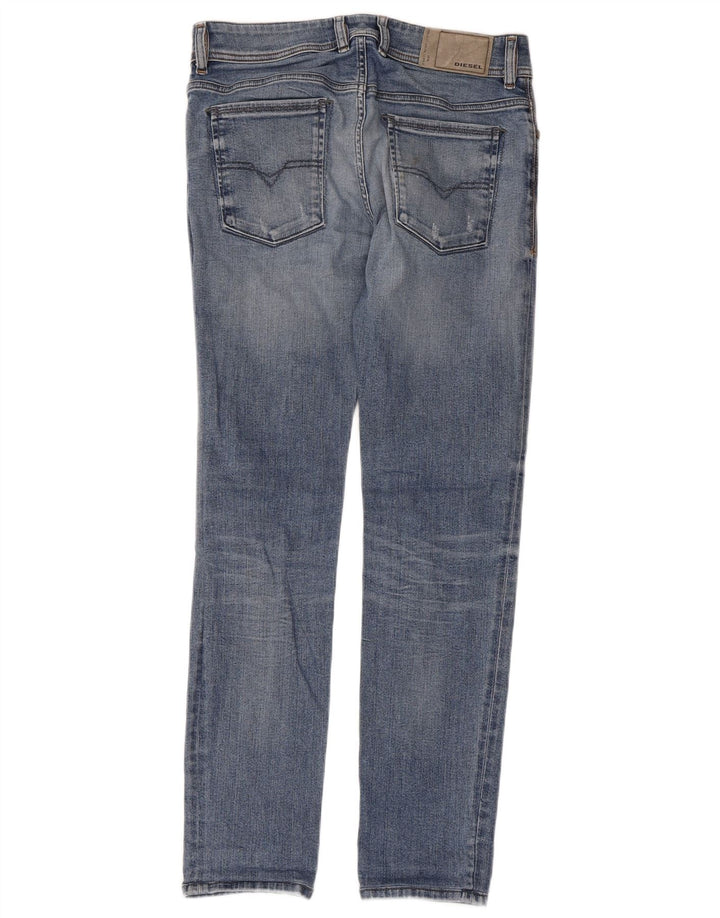Γυναικεία DIESEL Distressed Slim Jeans W29 L29 Blue Cotton