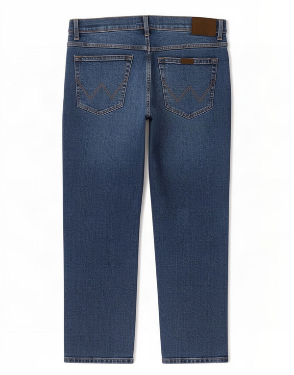 Ανδρικό τζιν κανονικό ίσιο Wrangler W42 L27 Μπλε βαμβακερό