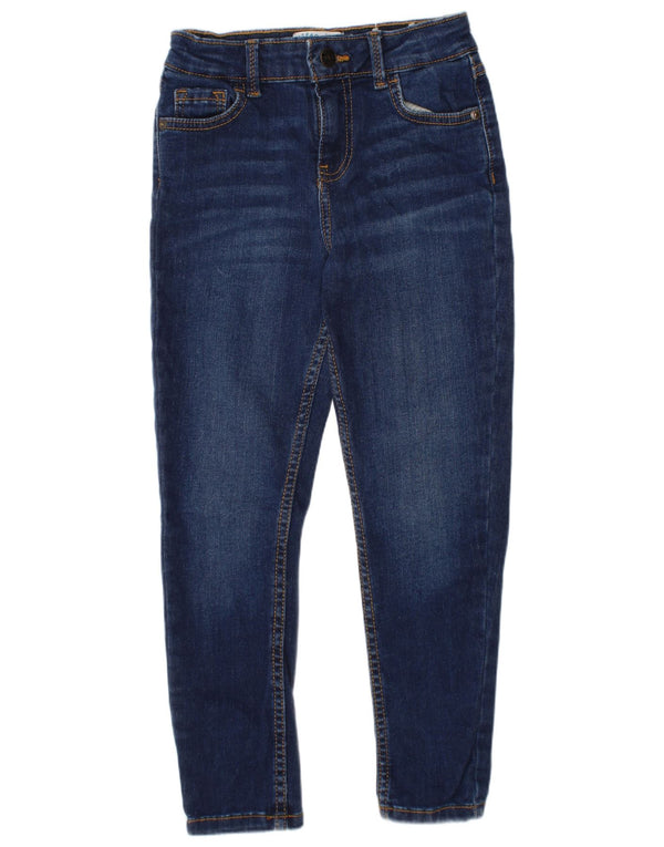 FAT FACE Boys Slim Jeans 6-7 Years W20 L20 Blue Cotton