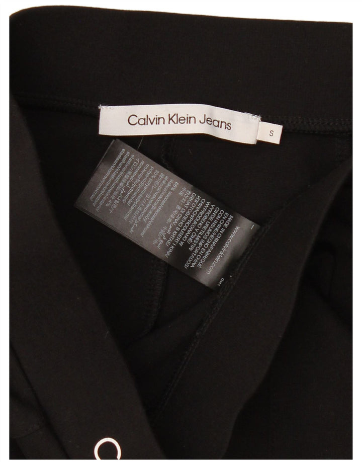 Γυναικεία γραφικά κολάν Calvin Klein UK 10 Small Black Viscose