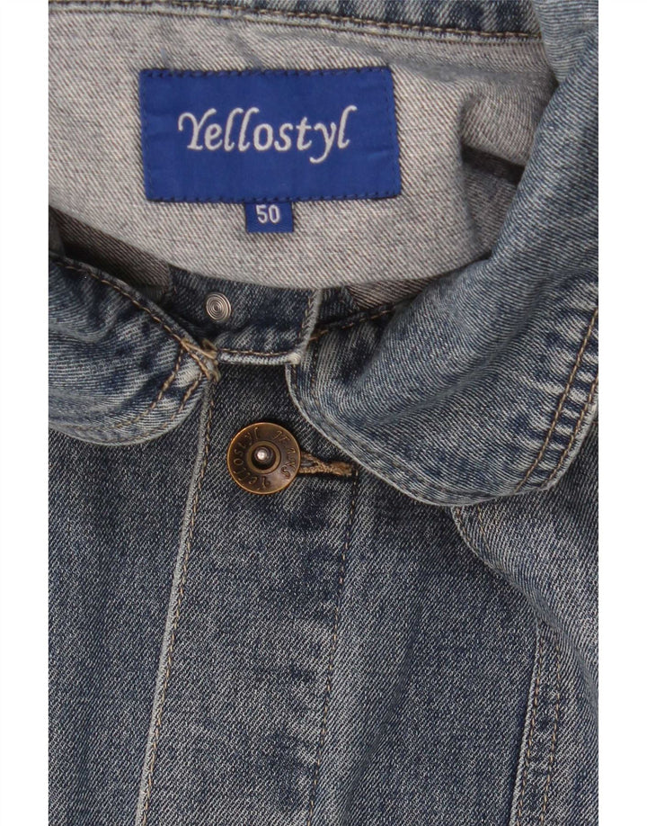 Vintage Ανδρικό Τζιν Μπουφάν IT 50 Large Blue