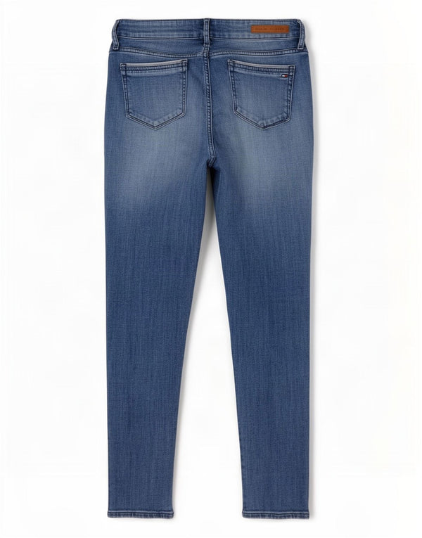 Tommy Hilfiger Γυναικείο Venice RW Skinny Jeans W29 L32 Μπλε βαμβακερό