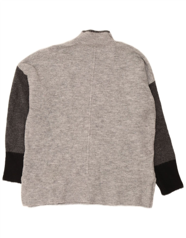 Marks & Spencer Γυναικείο πουλόβερ με λαιμό χελώνα UK 14 Medium Grey