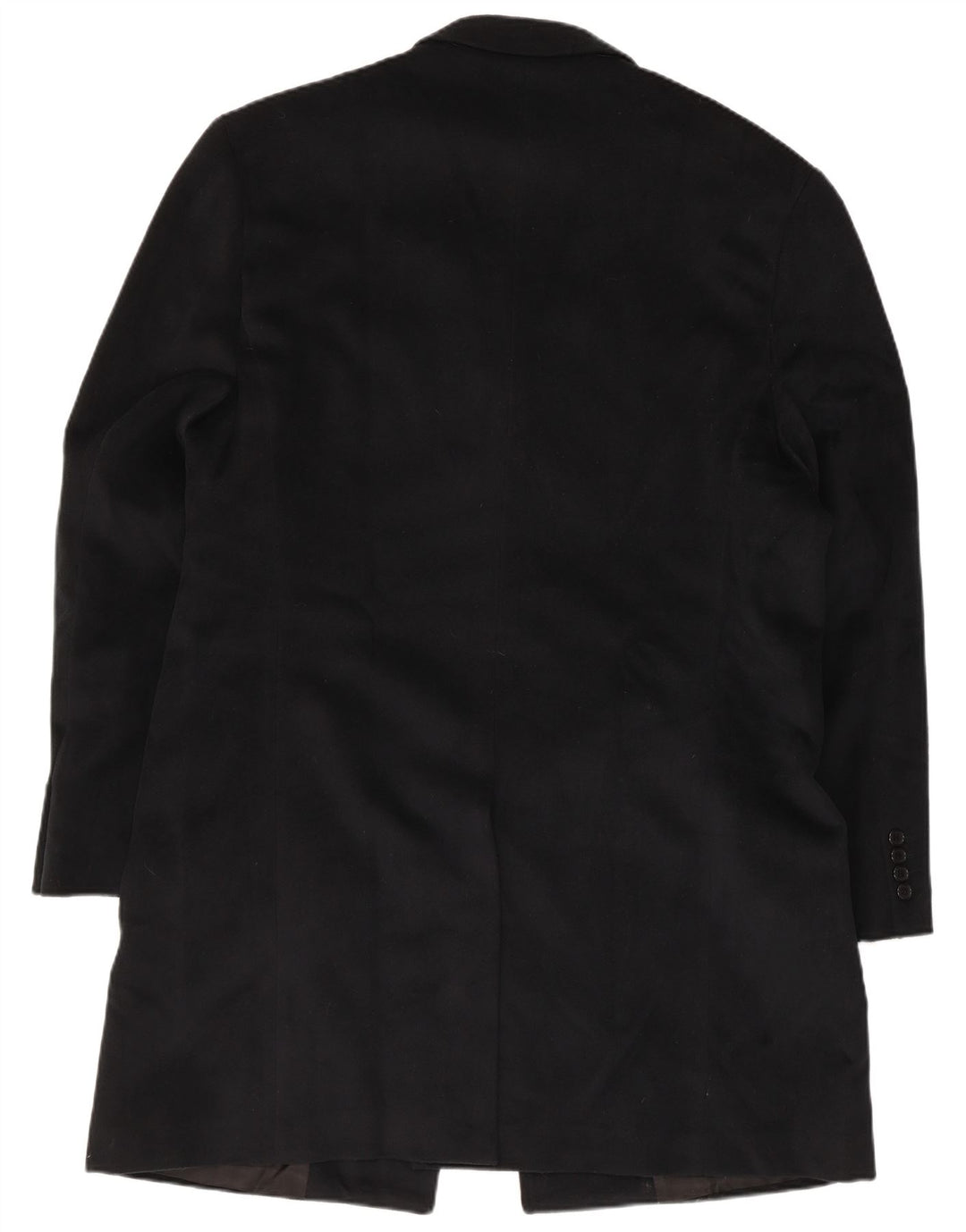 Vintage Ανδρικό Πανωφόρι IT 54 2XL Μαύρο Μάλλινο