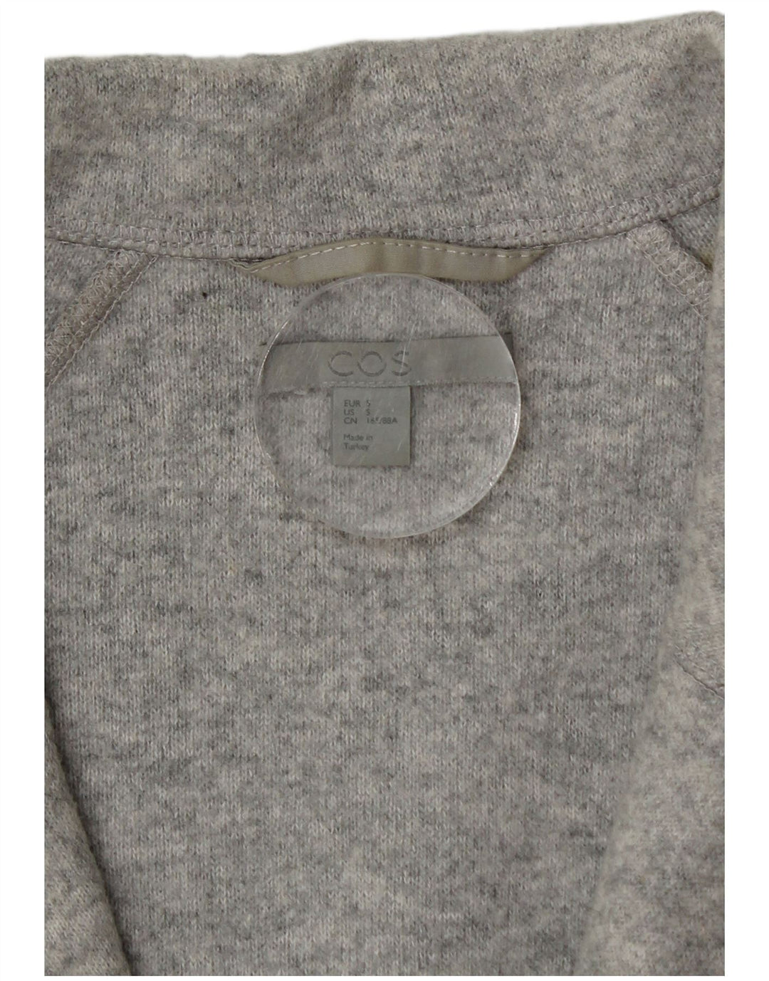 Cos Γυναικείο Πανωφόρι Τζέρσεϊ UK 10 Small Grey Wool