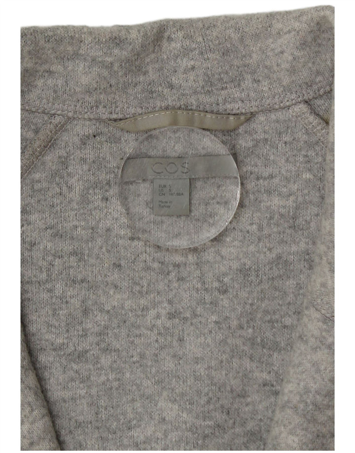 Cos Γυναικείο Πανωφόρι Τζέρσεϊ UK 10 Small Grey Wool