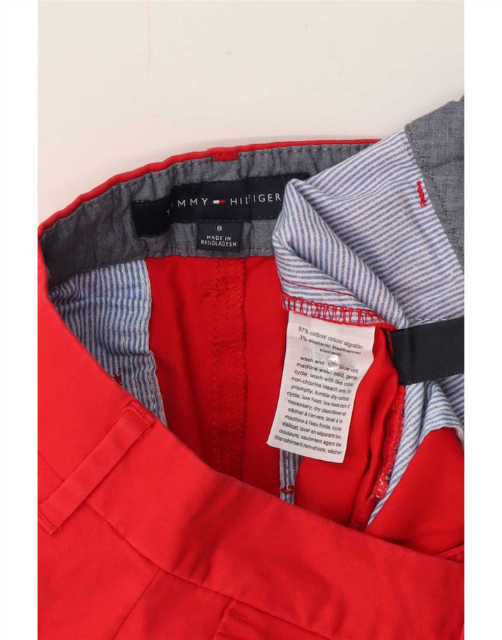 Tommy Hilfiger Γυναικείο Σορτς Chino US 8 Medium W30 κόκκινο βαμβακερό