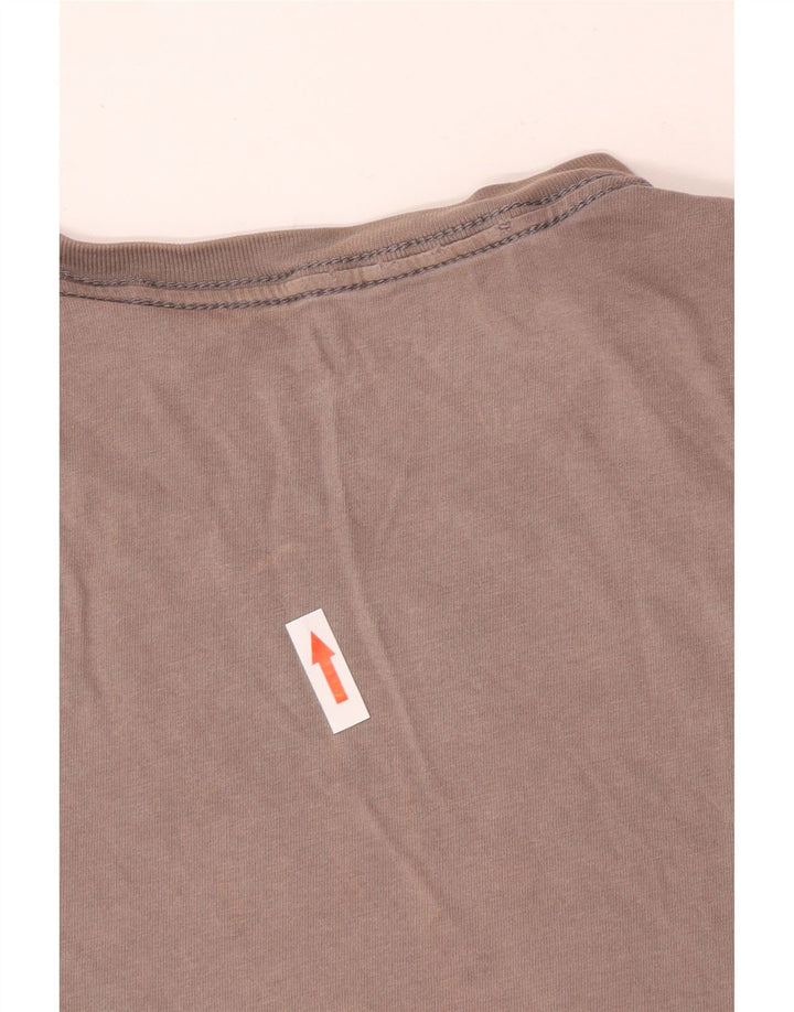 Ανδρικό T-Shirt Puma Τοπ Μικρό Γκρι Βαμβακερό
