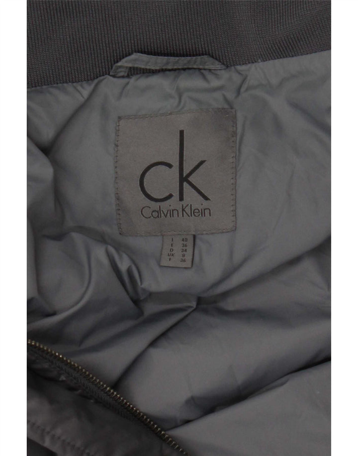Calvin Klein Γυναικείο παλτό UK 8 Small Grey