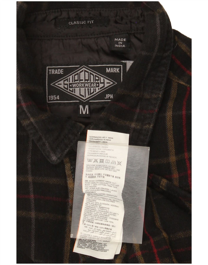 Ανδρικό πουκάμισο Superdry Classic Fit Flannel Μεσαίο πολύχρωμο καρό