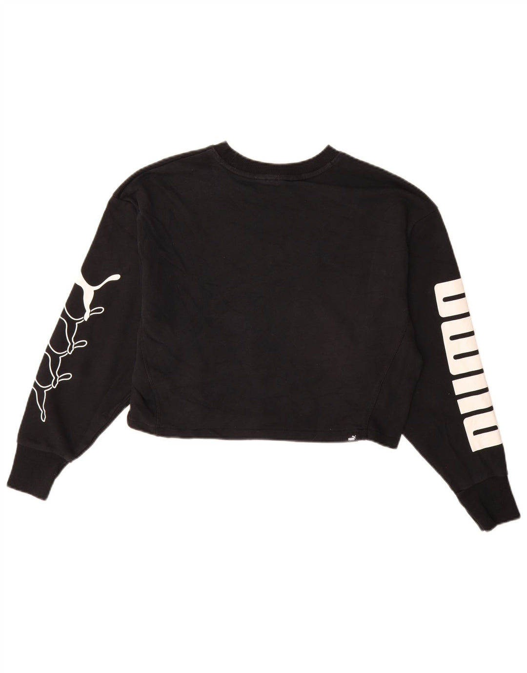 Γυναικεία φούτερ με γραφικά Crop PUMA UK 10 Small Black
