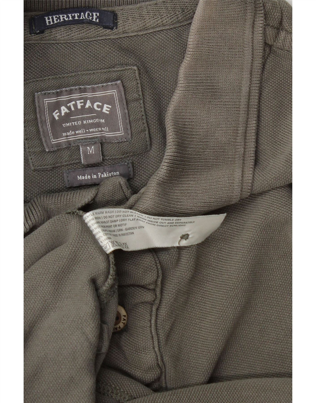 Ανδρικό πουκάμισο Polo Heritage Fat Face, Βαμβακερό μεσαίο γκρι