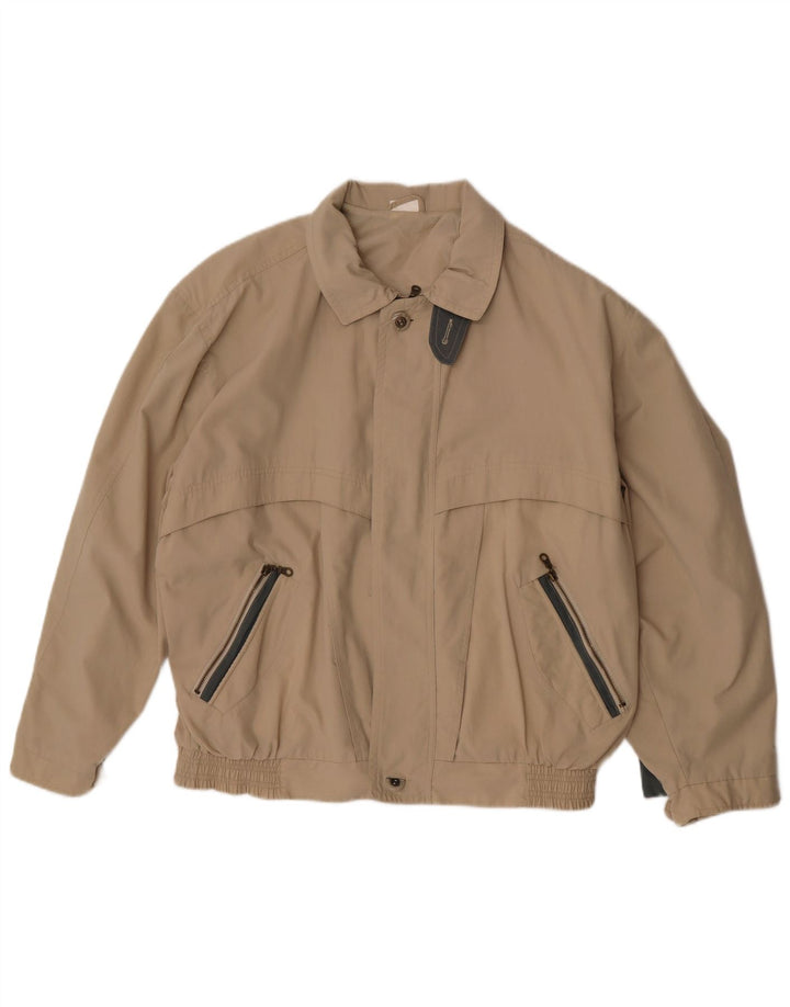 Vintage Ανδρικό Bomber Jacket UK 42 XL Khaki Polyester