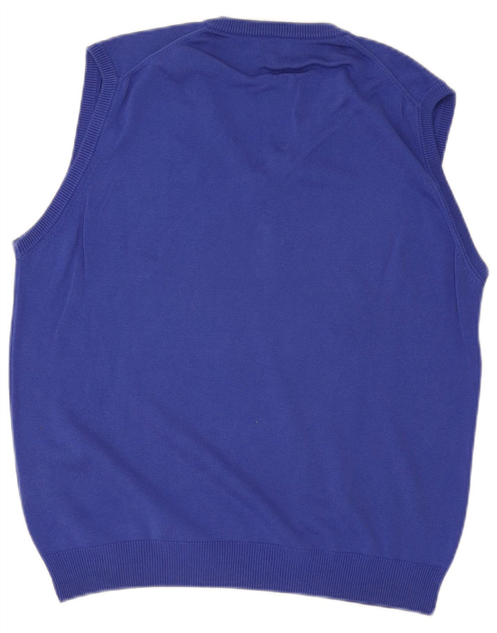Ανδρικό γιλέκο Henry Cottons Tank Top Large Blue Cotton