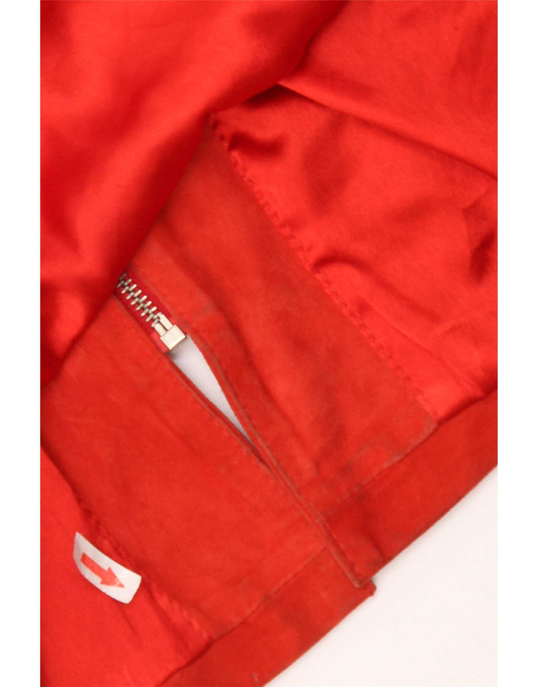 Vintage Γυναικείο Suede Jacket UK 14 Medium Orange Leather