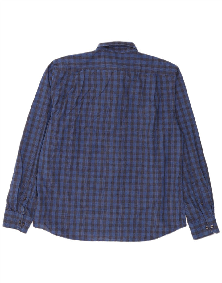 Ανδρικό Izod Relaxed Classics Πουκάμισο XL Μπλε Gingham Cotton Classic