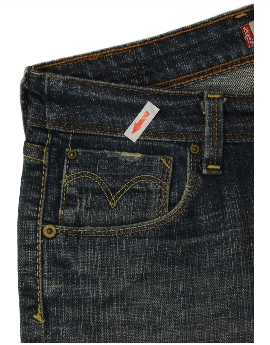 Levi's Womens 627 Straight Jeans W30 L27 Blue