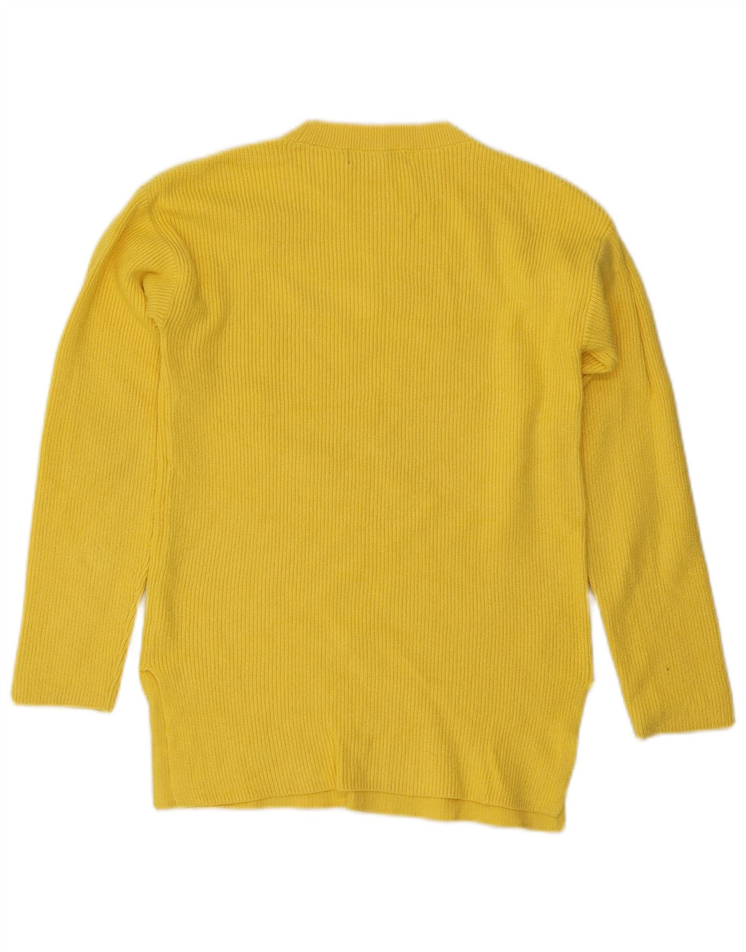 Marks & Spencer Γυναικείο πουλόβερ με λαιμόκοψη UK 10 Small Yellow