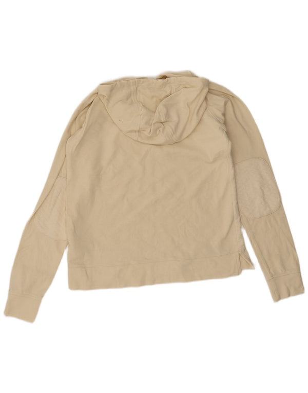 Columbia Womens Hoodie Jumper UK 6 XS Beige Cotton