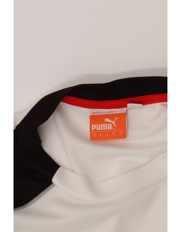 Ανδρικό γραφικό T-Shirt Puma Top Small White Colourblock