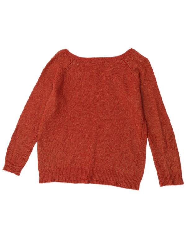 Marks & Spencer Γυναικείο πουλόβερ με λαιμόκαυστο UK 18 XL καφέ πολυαμίδιο