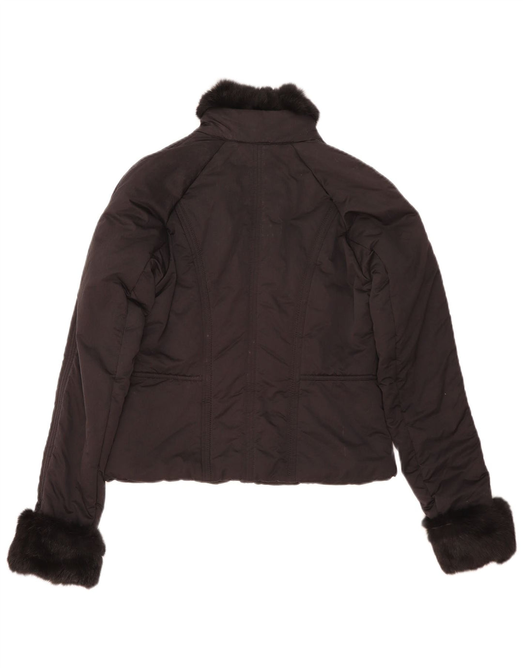 Trussardi Jeans Γυναικείο Crop Padded Jacket IT 42 Medium Black Polyester