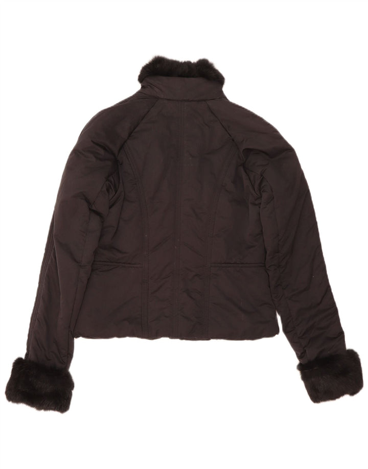 Trussardi Jeans Γυναικείο Crop Padded Jacket IT 42 Medium Black Polyester