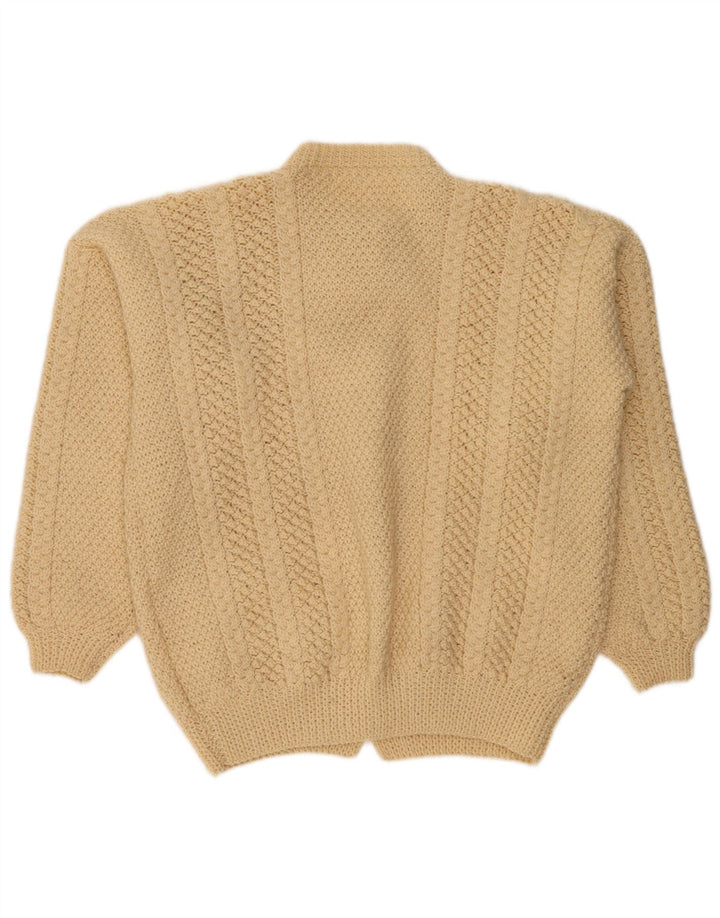 Γυναικείο πουλόβερ με ζακέτα VINTAGE UK 18 XL Beige