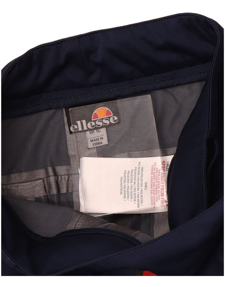 Ellesse Γυναικείο παντελόνι Windbreaker UK 12 Medium Navy Blue Polyester