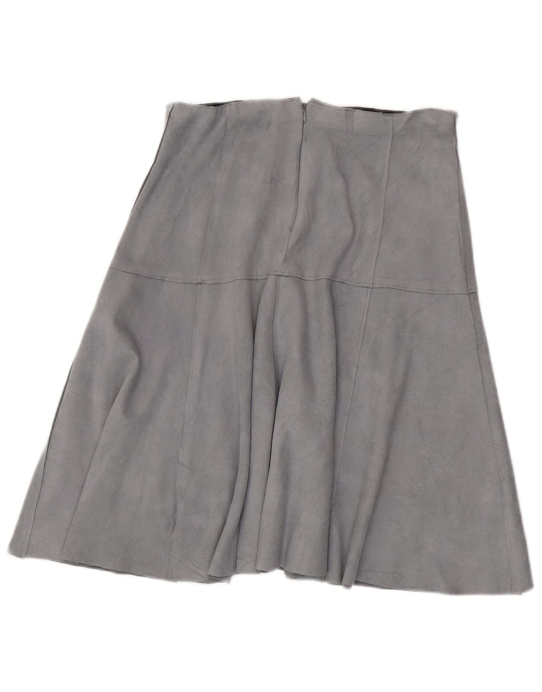 Zara Γυναικεία Suede Φούστα Μεγάλη W30 Μπλε
