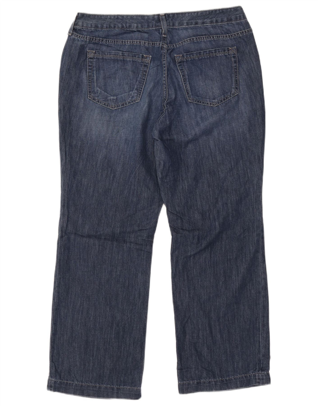 Eddie Bauer Γυναικείο καμπυλωτό ίσιο τζιν US 12 Large W35 L27 Μπλε βαμβακερό